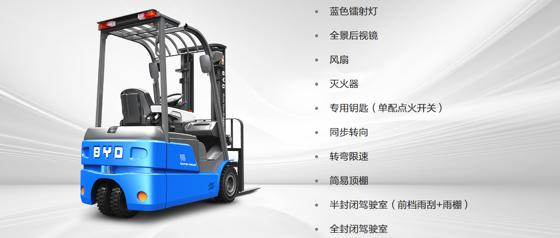 1.6-1.8吨三支点平衡重式叉车